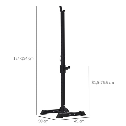 Height-adjustable steel dumbbell rack, 150 kg capacity