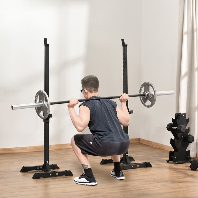 Height-adjustable steel dumbbell rack, 150 kg capacity