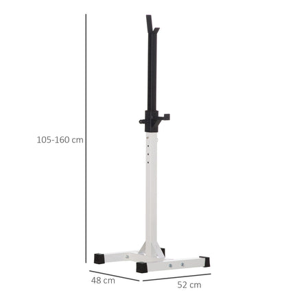 Adjustable dumbbell and barbell rack, 105-160 cm, 150 kg Capacity