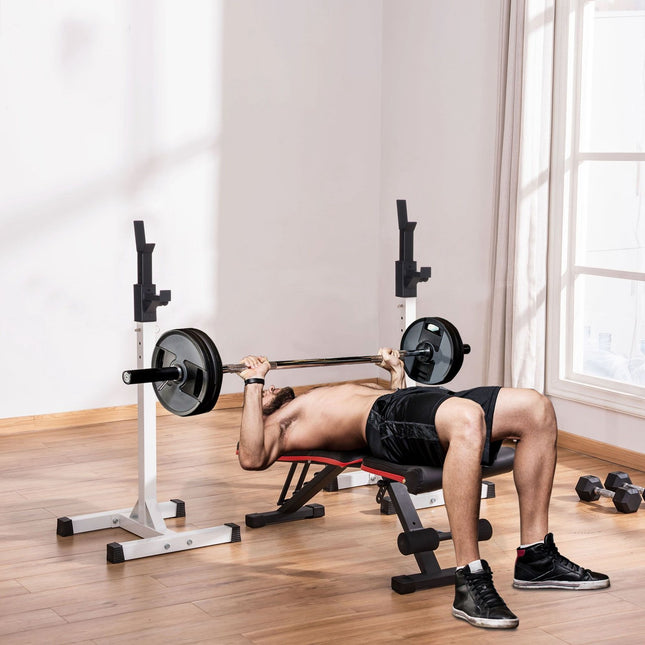 Adjustable dumbbell and barbell rack, 105-160 cm, 150 kg Capacity