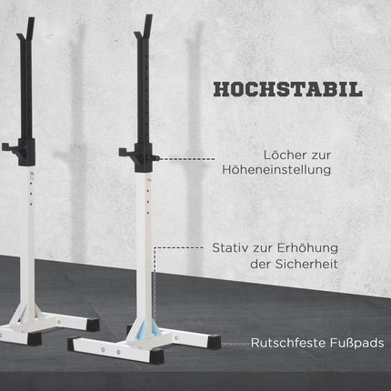 Adjustable dumbbell and barbell rack, 105-160 cm, 150 kg Capacity