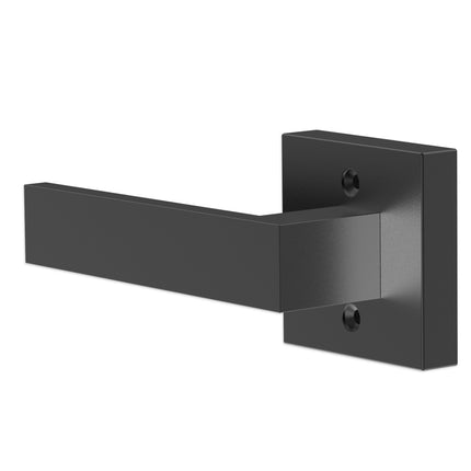 Dummy Door Lever, Matte Black, Reversible, Single-Sided