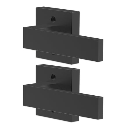 Dummy Door Lever Set, 2-Pack, Matte Black, Reversible
