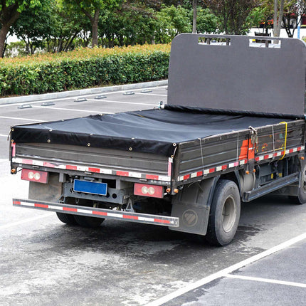 Dump Truck Mesh Tarp 6.5x18 ft, PVC-Coated, Grommets