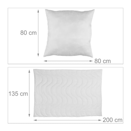 Duvet cover set with pillow