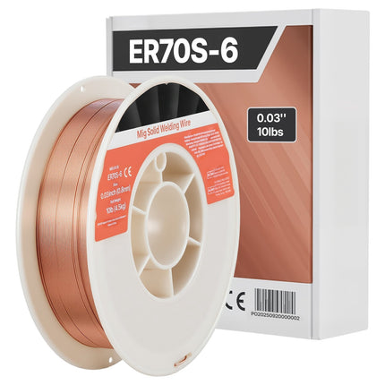 ER70S-6 Solid MIG Welding Wire, 0.8mm 4.5kg Spool