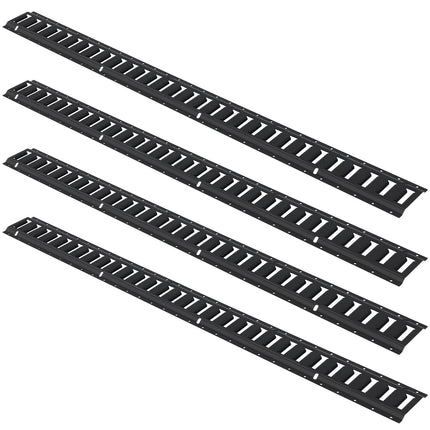 E-Track Tie-Down Rail Kit, 5 Ft Steel, 18-Piece, 2000 lb
