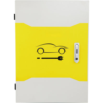 EV Charger Enclosure Box, Lockable Steel, IP32 70x50x25cm