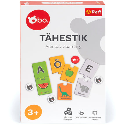Educational Board Game ""Alphabet"" for Learning Estonian Language