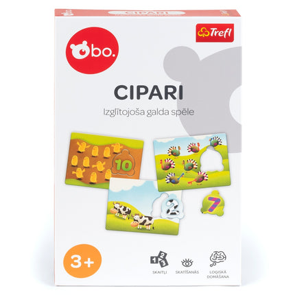 Educational Board Game ""Numbers"" for Learning Math Skills