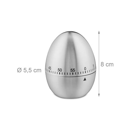 Egg clock stainless steel