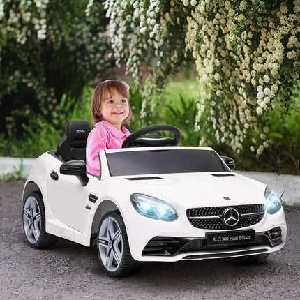 Electric ride-on car for children 3+, remote control, LED lights