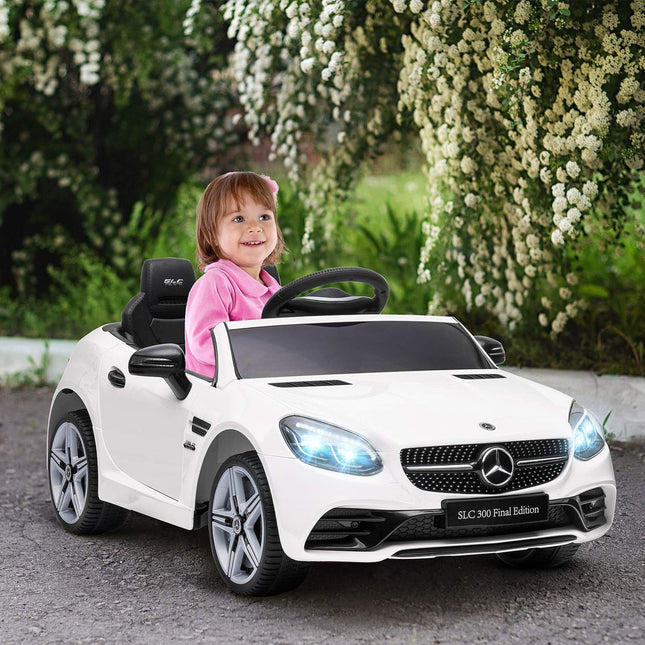 Electric ride-on car for children 3+, remote control, LED lights