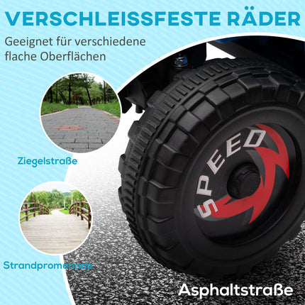 Children's electric quad bike with forward and reverse, 6V, 2.5 km/h, 1.5-3 years