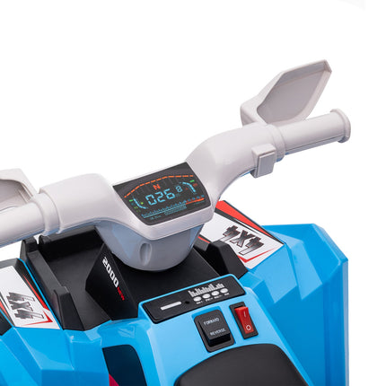 Children's electric quad bike with forward and reverse, 6V, 2.5 km/h, 1.5-3 years