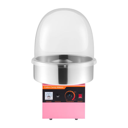 Electric Cotton Candy Machine, 1000W, Cover, Steel Bowl