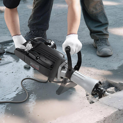 Electric Demolition Jack Hammer 2800W, 1200 BPM, 2 Chisels