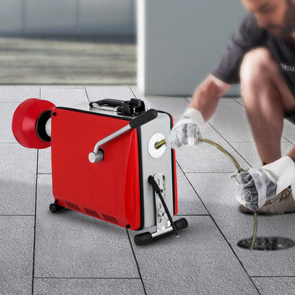 Electric Drain Auger 230V 390W, 20–100mm, 2 Cables