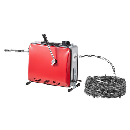 Electric Drain Cleaner Machine, 400W, 25m Cable, 6 Cutters