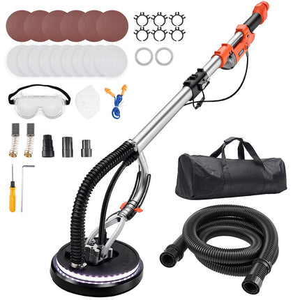 Electric Drywall Sander 1010W, LED Light, 15 Discs