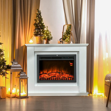Electric Fireplace, 1000W/2000W, 20-25m² Coverage