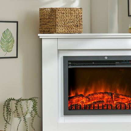 Electric Fireplace, 1000W/2000W, 20-25m² Coverage