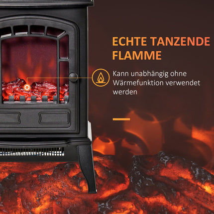 Electric Fireplace Heater, 2 Heat Settings, 20-25m² Coverage