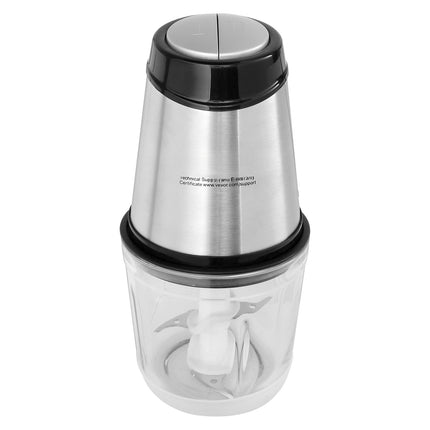 Electric Food Chopper, 2.5-Cup Glass Bowl, 400W