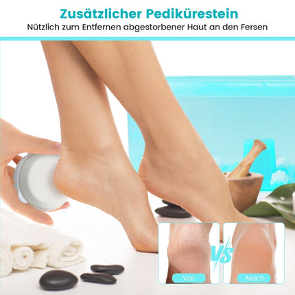 Electric Foot Spa Massager with Heat, Bubbles & Vibration