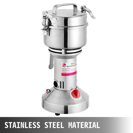 Electric Grain Grinder, 1400W, 350g Stainless Steel