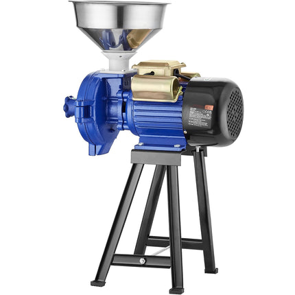 Electric Grain Mill Grinder 3000W, Adjustable Fineness