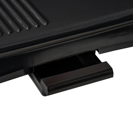 Electric grill, non-stick plate, adjustable thermostat, 1600W