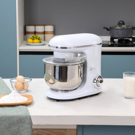 Electric hand mixer with stand, 5.5L bowl, 1200W, 6 speeds