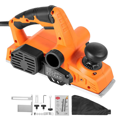 Electric Hand Planer, 82mm, 900W, Corded, 2 Blades