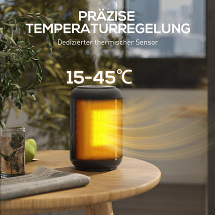Electric Heater, 1500W, 3 Modes, Timer, Safety Features