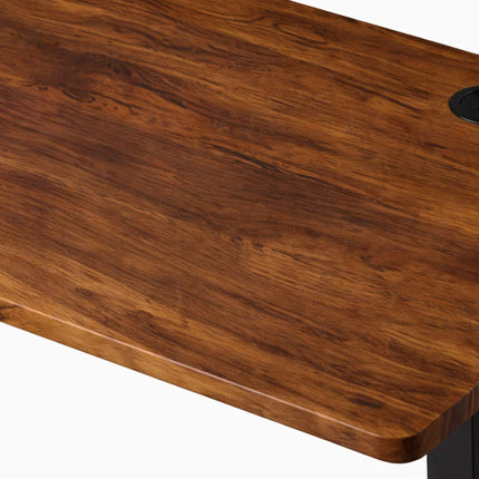 Electric Height Adjustable Desk – Wood-Effect Top, Memory