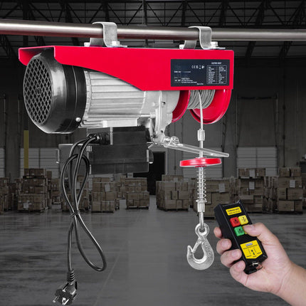 Electric Hoist 600 kg, 220V 1150W, Wireless Remote