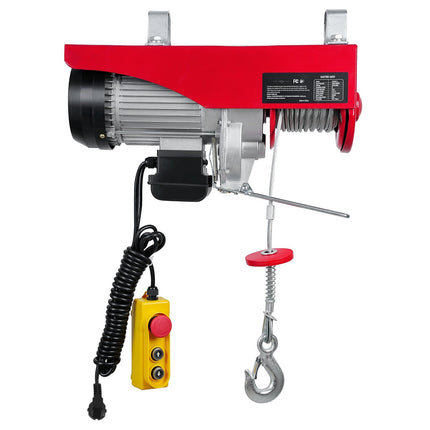 Electric Hoist Winch 2200 lb, 220V 1600W, Wired Remote