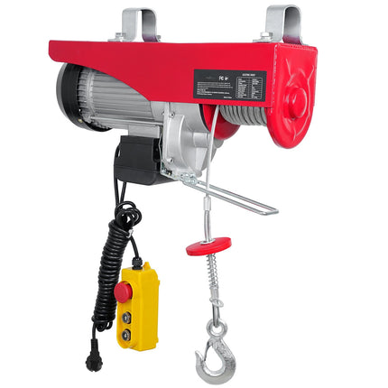 Electric Hoist Winch 2200 lb, 220V 1600W, Wired Remote
