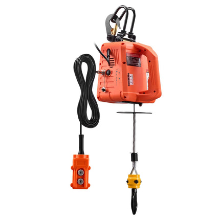 Electric Hoist Winch, 500 kg 1500W, 7.6 m, Wireless Remote