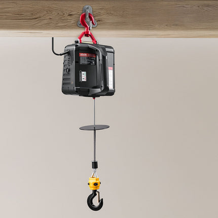 Electric Hoist Winch 500 kg, 1500W, Wireless Remote