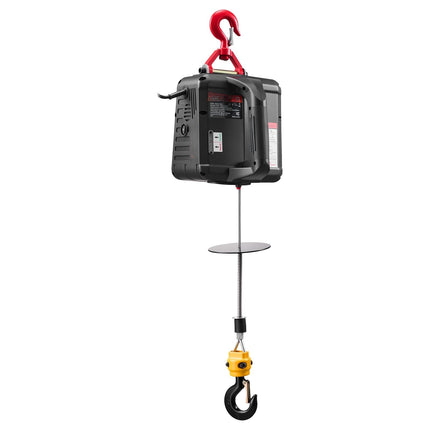 Electric Hoist Winch 500 kg, 1500W, Wireless Remote