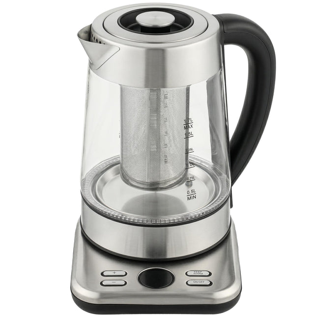 Electric Kettle 1.7L, 2200W, Glass, Strix Thermostat, Tea Infuser