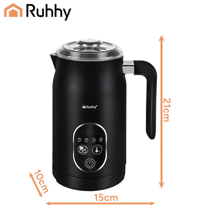 Electric Milk Frother with LED Display, 500W, 4 Modes