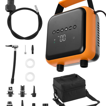 Electric Paddle Board Pump, 40 PSI Dual-Stage, 12V Auto-Off