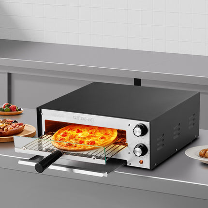 Electric Pizza Oven 12-Inch, 1450W, 572F, Timer