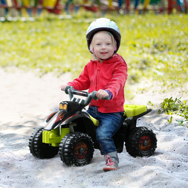 Electric mini quad bike for children, 18-36 months, yellow
