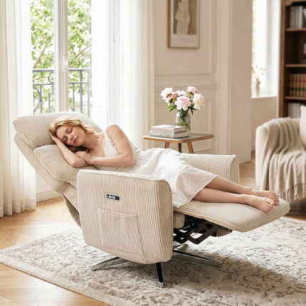 Electric Recliner Chair with Dual Motors and USB Port