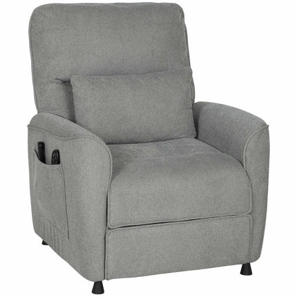 Electric Recliner Chair with Massage and Heat, Dark Grey