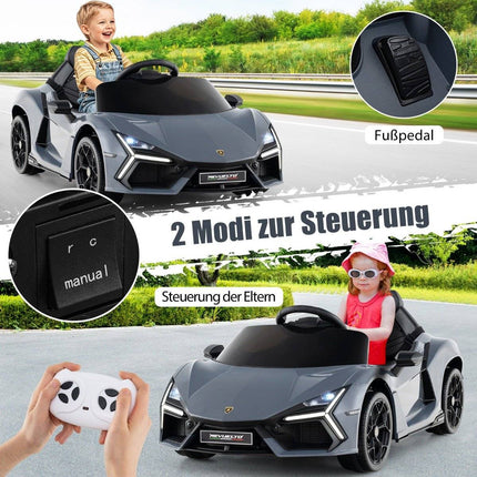 Electric Ride-On Car for Kids – 12V Lamborghini with LED Lights